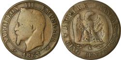 World Coins - Coin, France, Napoleon III, 5 Centimes, 1863, Bordeaux, , KM 797.3