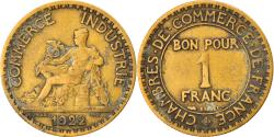 World Coins - Coin, France, Chambre de commerce, Franc, 1922, Paris,