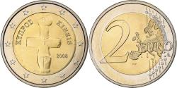 World Coins - Cyprus, 2 Euro, 2008, BU, , Bi-Metallic, KM:85