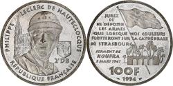 World Coins - France, 100 Francs, Philippe Leclerc de Hauteclocque, 1994, Monnaie de Paris