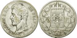 World Coins - Coin, France, Charles X, 5 Francs, 1825, Perpignan, , Silver