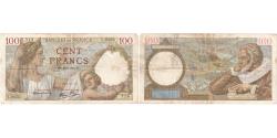World Coins - France, 100 Francs, Sully, 1942-04-23, Y.30255, VF(20-25)