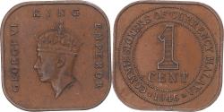 World Coins - Coin, MALAYA, Cent, 1945