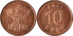 World Coins - Coin, KOREA-SOUTH, 10 Won, 2011