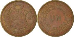 World Coins - Coin, Peru, Sol, 1947, , Brass, KM:222