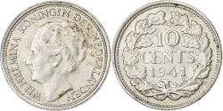 World Coins - Netherlands, Wilhelmina I, 10 Cents, 1941, Silver, , KM:163