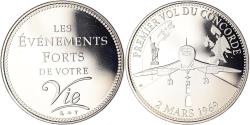 World Coins - France, Medal, Les événements forts de votre vie, Premier vol du Concorde
