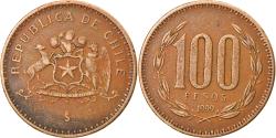 World Coins - Coin, Chile, 100 Pesos, 1999, Santiago, , Aluminum-Bronze, KM:226.2