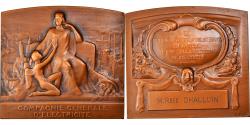 World Coins - France, Medal, Compagnie Générale d'Electricité, Business & industry, Blin