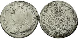 World Coins - Coin, France, Louis XV, 1/5 Écu aux branches d'olivier, 1/5 Ecu, 1728