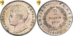 World Coins - France, Napoleon II, 2 Francs, 1816, Paris, Overstruck Essai, Silver, PCGS