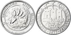 World Coins - Coin, San Marino, 50 Lire, 1977, Rome, FDC, , Steel, KM:68