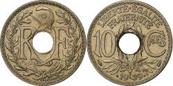 World Coins - France, 10 Centimes, Lindauer, .1939., Paris, Nickel-Bronze,