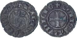 World Coins - France, Comté d'Anjou, Charles I d'Anjou, Obole coronat, 1245-1285, Saint