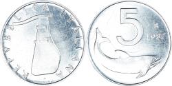 World Coins - Coin, Italy, 5 Lire, 1987, Rome, , Aluminum, KM:92