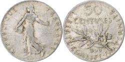 World Coins - Coin, France, Semeuse, 50 Centimes, 1900, Paris, , Silver, KM:854
