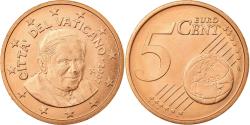 World Coins - VATICAN CITY, 5 Euro Cent, 2007, BU, , Copper Plated Steel, KM:377