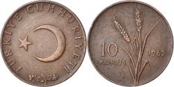 World Coins - Coin, Turkey, 10 Kurus, 1962, , Bronze, KM:891.1