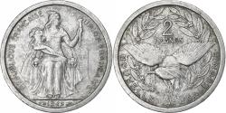 World Coins - New Caledonia, 2 Francs, 1949, Paris, Aluminum, , Lecompte:55, KM:3