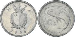 World Coins - Coin, Malta, 10 Cents, 1998