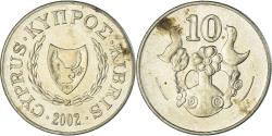 World Coins - Coin, Cyprus, 10 Cents, 2002