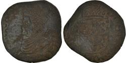 World Coins - Coin, Spanish Netherlands, Philippe II, Liard, 1586, Tournai, , Copper
