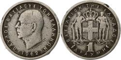 World Coins - Greece, Paul I, Drachma, 1962, Copper-nickel, , KM:81