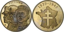 World Coins - France, Medal, Seconde Guerre Mondiale, La Victoire de 1945, Copper-nickel