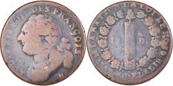 World Coins - Coin, France, Louis XVI, 12 deniers françois, 12 Deniers, 1792⸱4, Rouen