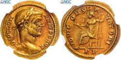Ancient Coins - Diocletian, Aureus, 284-294, Rome, Gold, NGC, , Calicó:4510