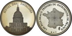 World Coins - France, Medal, l'Hôtel des Invalides, Patrimoine, Proof,
