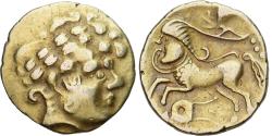 Ancient Coins - Treviri, 1/4 statère à la lyre, ca. 100-60 BC, Electrum,