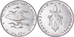 World Coins - Coin, VATICAN CITY, Paul VI, 10 Lire, 1974, Roma, , Aluminum, KM:119