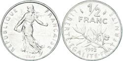 World Coins - Coin, France, 1/2 Franc, 1992