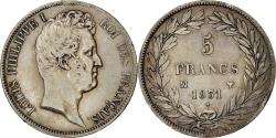 World Coins - Coin, France, Louis-Philippe, 5 Francs, 1831, Marseille, , Silver