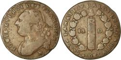 World Coins - Coin, France, 12 deniers françois, 12 Deniers, 1792, Montpellier,