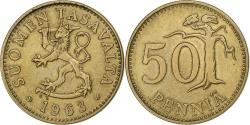 World Coins - Finland, 50 Penniä, 1963, Aluminum-Bronze, , KM:48