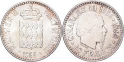 World Coins - Coin, Monaco, Rainier III, 10 Francs, 1966, Monnaie de Paris, , Silver