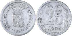 World Coins - Coin, France, Chambre de commerce d'Evreux, 25 Centimes, 1921,