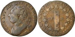 World Coins - Coin, France, 12 deniers françois, 12 Deniers, 1791, Paris, , Bronze
