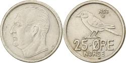 World Coins - Norway, Olav V, 25 Öre, 1958, Copper-nickel, , KM:407