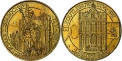 World Coins - Belgium, Token, 50 Leeuwenaar - Zoutleeuw, 1981, Brass plated steel,