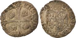 World Coins - Coin, France, Henri IV, Douzain de Navarre, 1591, Saint-Palais,