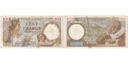 World Coins - France, 100 Francs, Sully, 1941-10-02, K.24623, VF(20-25)