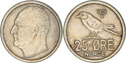World Coins - Coin, Norway, Olav V, 25 Öre, 1961, , Copper-nickel, KM:407