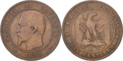 World Coins - Coin, France, Napoleon III, Napoléon III, 10 Centimes, 1855, Bordeaux