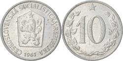 World Coins - Coin, Czechoslovakia, 10 Haleru, 1967, Vienna, , Aluminum, KM:49.1