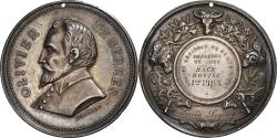 World Coins - France, Medal, Olivier de Serres, Comice Agricole du Grand Luce, 1880, Silver