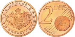 World Coins - Monaco, 2 Euro Cent, 2005, BE, , Copper Plated Steel, KM:168