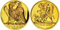 World Coins - France, Medal, Napoléon, Bataille de Wagram, Denon, Restrike, , Gilt